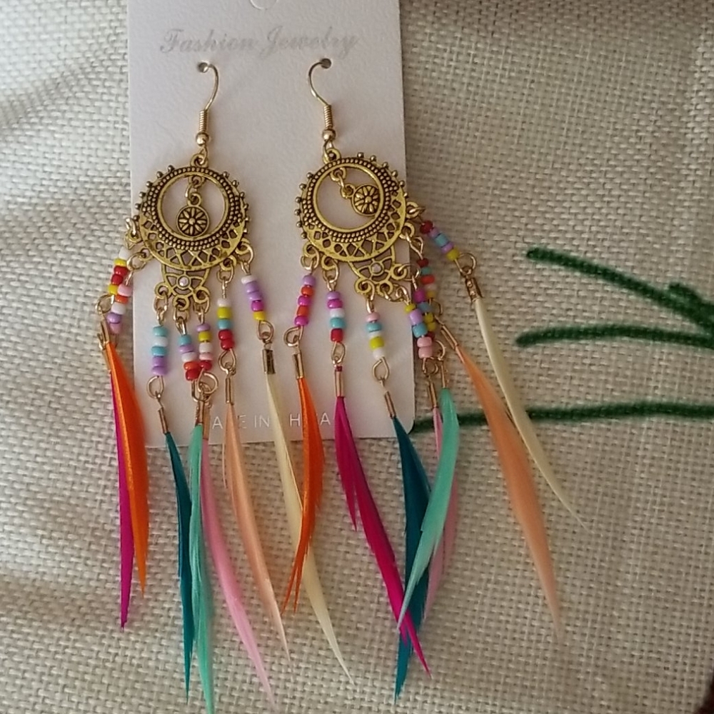 Feather Fashion Earrings